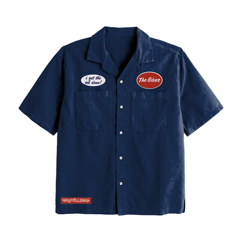 The Plumber: Navy Work Shirt