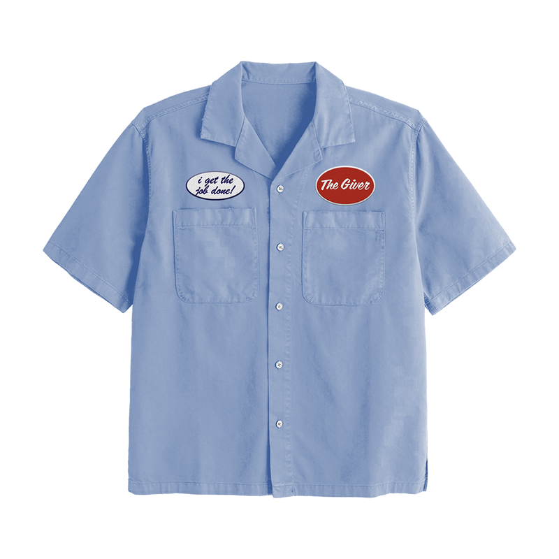 The Plumber: Light Blue Work Shirt