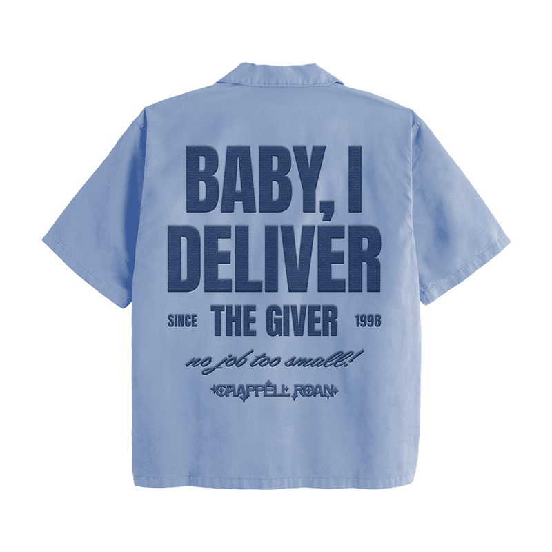 The Plumber: Light Blue Work Shirt
