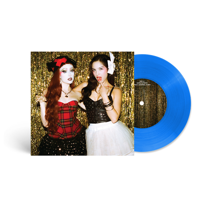 expectations - 'LA behavior' translucent blue 7" vinyl